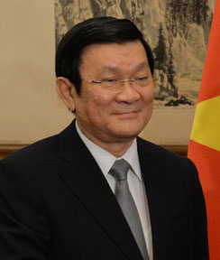 Vietnam President <b>Truong Tan</b> Sang. AFP - Truong-Tan-Sang