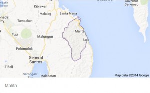 davao occidental map
