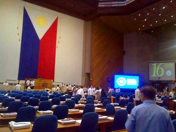 House of Representatives in session. 