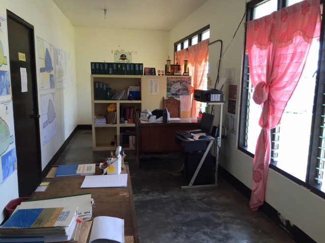 The office of Kalayaan Mayor Eugenio Bito-onon