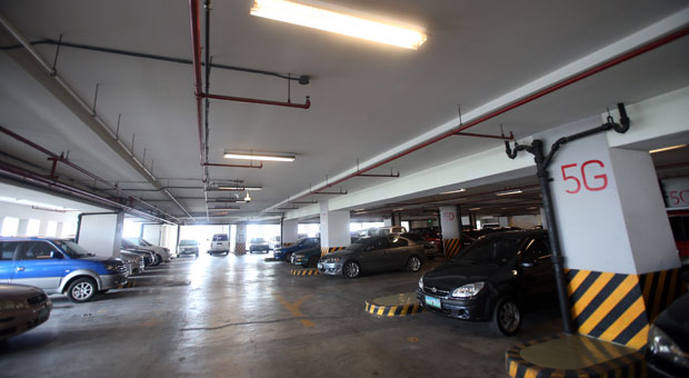 One of the parking areas of the Makati City Hall Building II. INQUIRER FILE PHOTO / NIÑO JESUS ORBETA