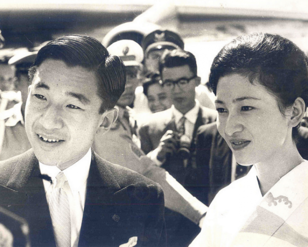 Crown Prince Akihito and Crown Princess Michiko during their State Visit to the Philippines in 1962