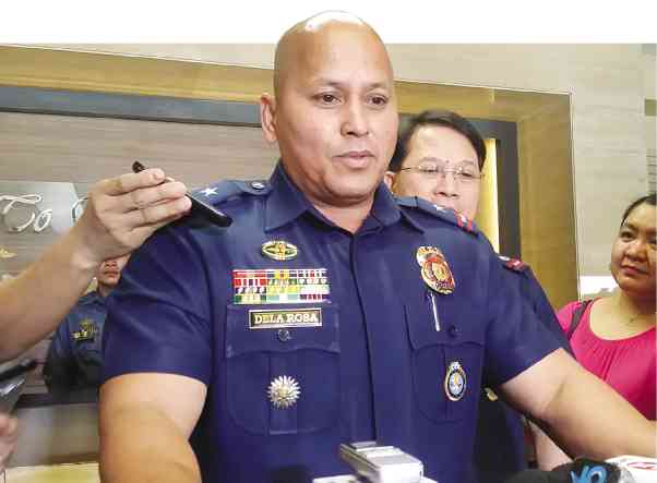 ‘THE ROCK’ Chief Supt. Ronald dela Rosa is  called “Bato” (the Rock) for his solid build. JAYMEE T. GAMIL 