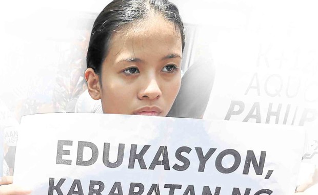 Youth groups hit Duterte on 'false promise' of free education - Inquirer.net