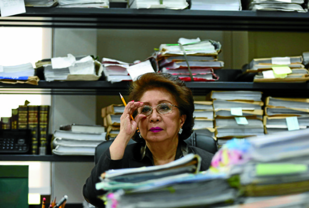 Ombudsman Conchita Carpio-Morales. INQUIRER FILE PHOTO / NINO JESUS ORBETA