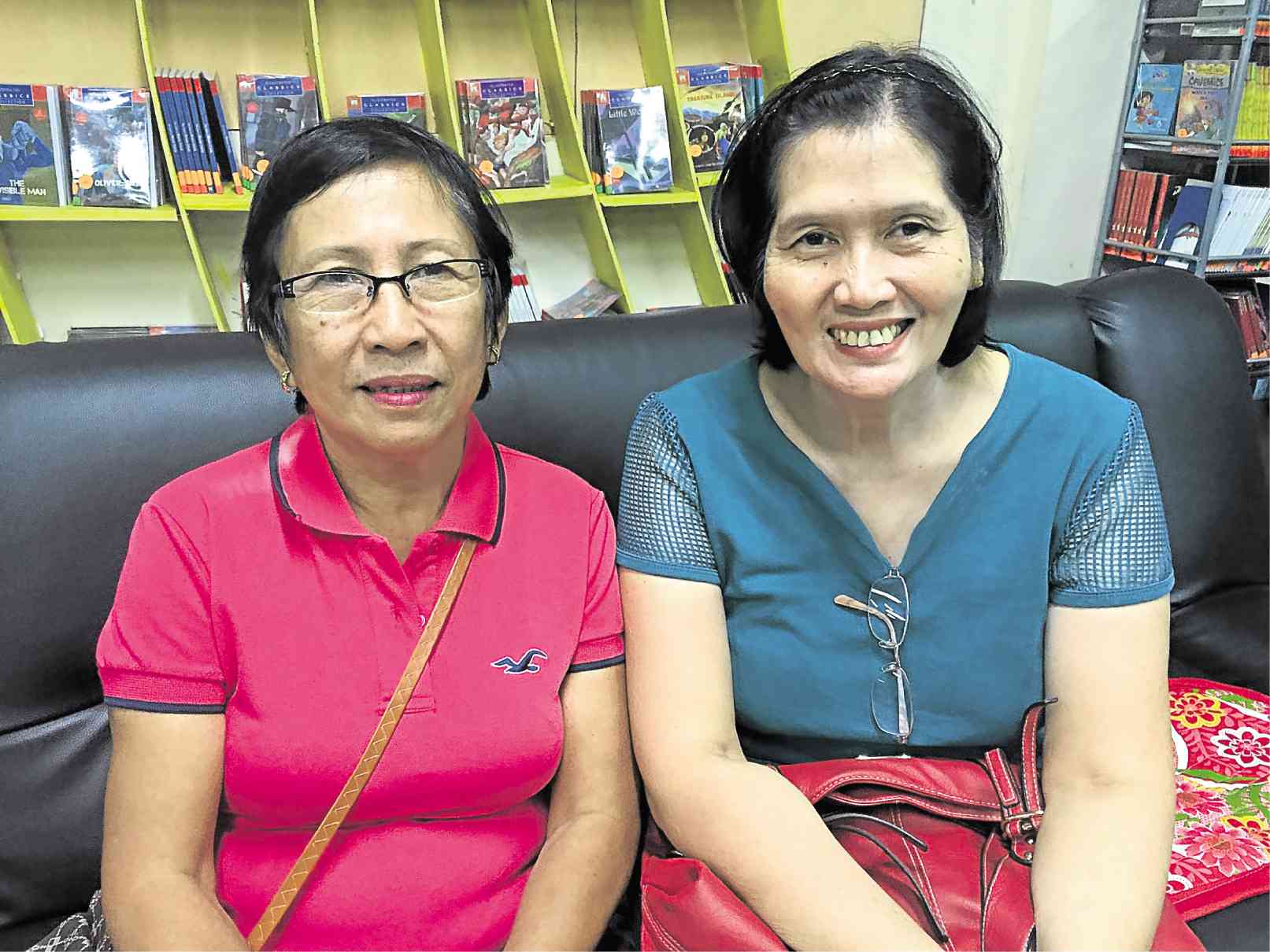 Macasado (left) and Vidal: Muntinlupa JRF’s success stories.  Annelle Tayao-Juego