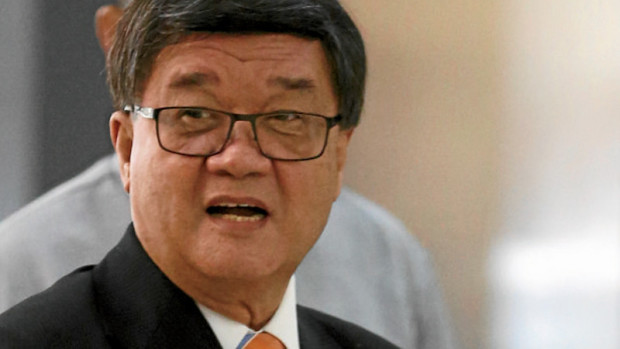 Justice Secretary Vitaliano Aguirre before the Congressional hearing and inquiry on illegal drug trade in National Bilibid Prison, October 10, 2016.NIÑO JESUS ORBETA/Philippine Daily Inquirer