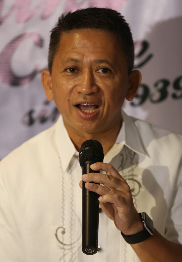 Lawyer Raymond Fortun during a news forum in Kamuning Bakery, Quezon City, on alleged attempting to bribe Justice Secretary Vitaliano Aguirre II by Macau-based gambling tycoon Jack Lam, few days after authorities cracked down on unauthorized online gaming operations and illegal aliens working at his casino at Clark Freeport in Pampanga. INQUIRER PHOTO / NINO JESUS ORBETA