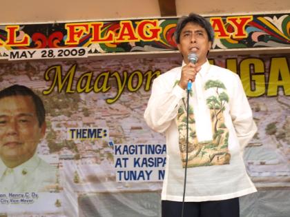 Former Iligan City Mayor Lawrence Ll. Cruz (Photo from the Philippine Information Agency)
