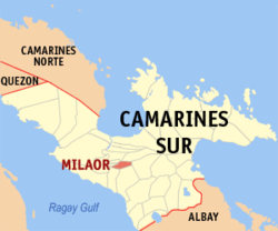Milaor, Camarines Sur (Wikipedia maps)