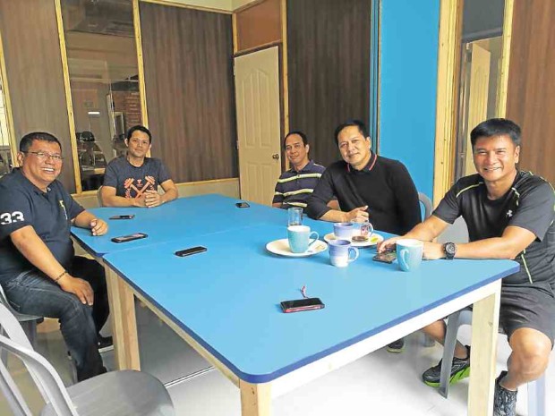 TCI FAMILY From left: Joel Chavez, Ronnie Mangubat, GP Evaristo, Joey Ibañez, Jun Tan