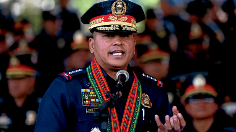 NEW PNP DRIVE Philippine National Police Director General Ronald dela Rosa says the new campaign, dubbed “Project Double Barrel Alpha, Reloaded,”will target big-time drug suspects and groups. —EDWIN BACASMAS