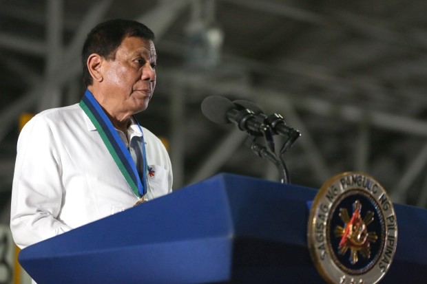 President Rodrigo Roa Duterte TOTO LOZANO/ Presidential Photo