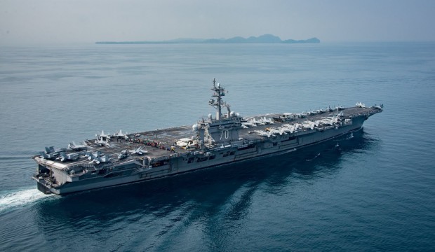 The US supercarrier Carl Vinson is days away from reaching the Korean Peninsula and China showing concern. Chinese President Xi Jinping called US President Donald Trump on Monday, April 24, 2017, and urged 'restraint.' PHOTO FROM USS CARL VINSON FACEBOOK PAGE