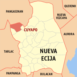Cuyapo, Nueva Ecija (Wikipedia maps)