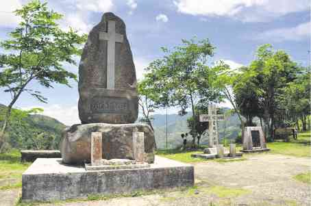 The gallantry of Japanese soldiers is immortalized through monuments at Dalton Pass along the Nueva Vizcaya-Nueva Ecija border.