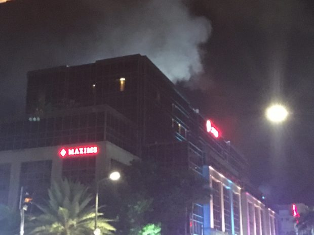 Resort World Manila on fire