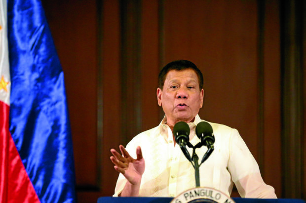 Duterte to rehearse for Sona on Sunday night