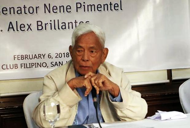 Nene Pimentel: Proposed new charter ready by time of President’s 3rd Sona