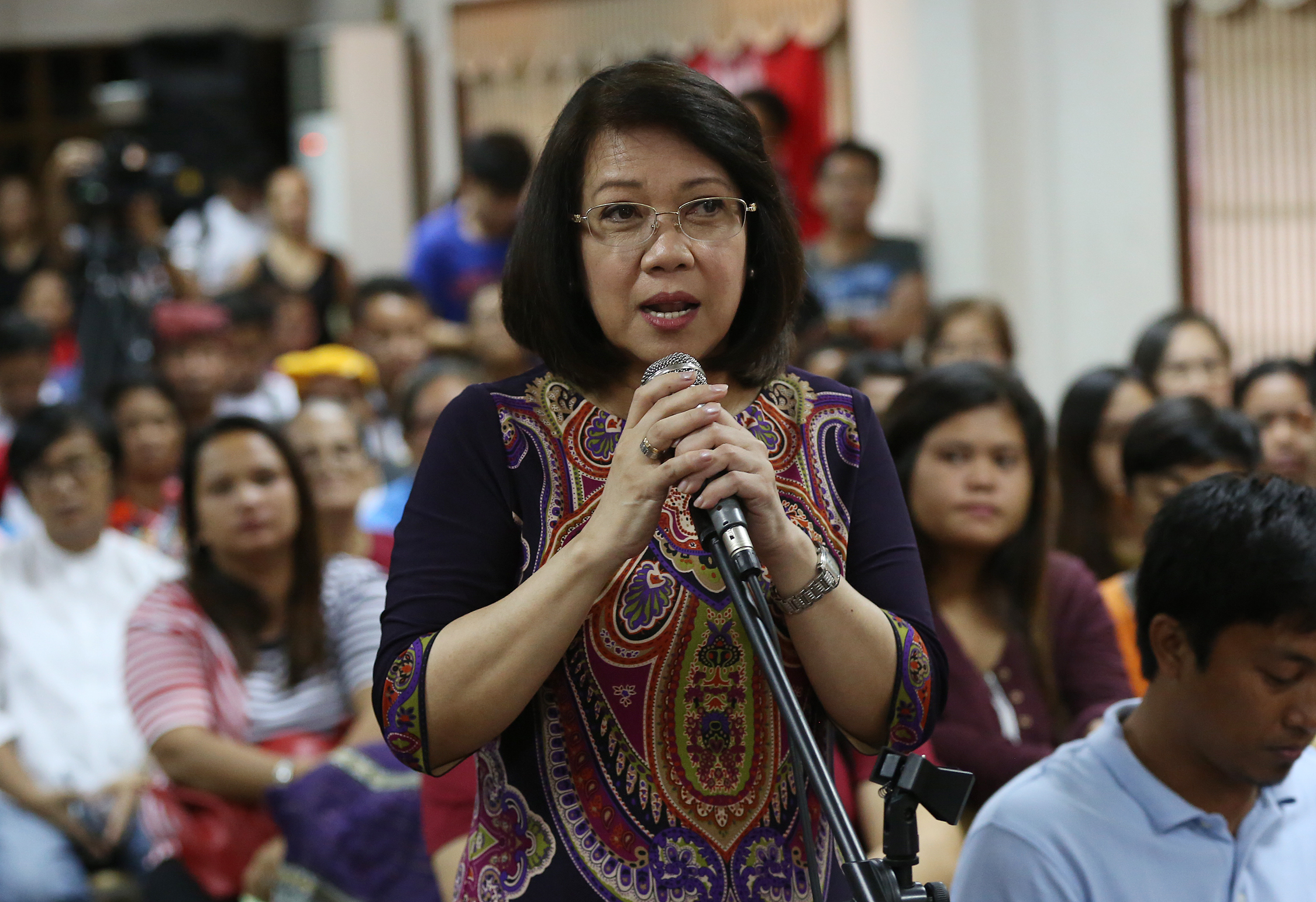 Sereno takes on role as voice of the voiceless