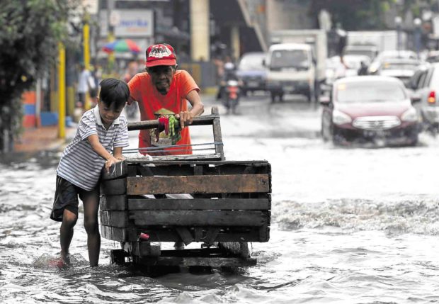 Metro Manila cools down as ‘Domeng’ brings flood