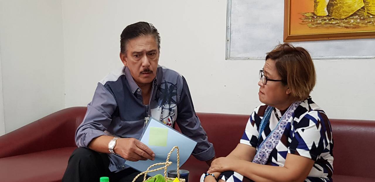 Sotto visits detained De Lima in Camp Crame