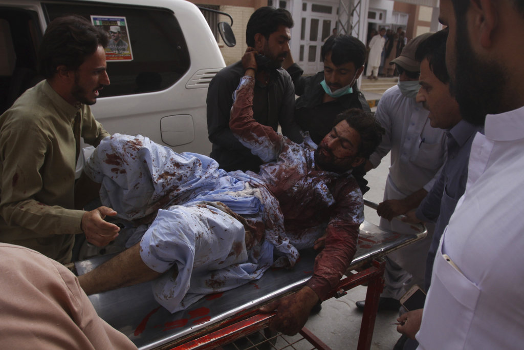 Sharif in custody as 132 die in Pakistan election violence