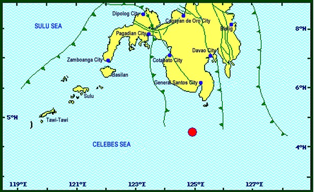 Magnitude 5.1 quake jolts Davao Occidental