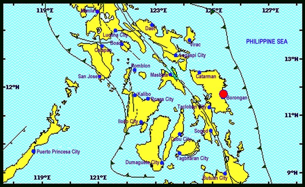 Magnitude 3.5 quake hits Eastern Samar
