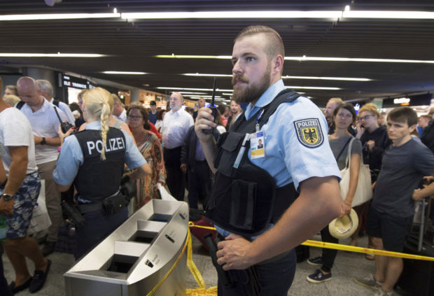 German police: Frankfurt Airport terminal partly evacuated