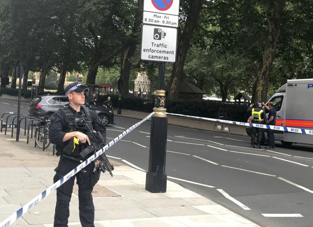 Cops on patrol in London