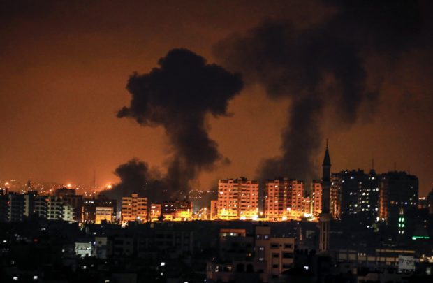 Hamas fighter killed as Israel strikes Gaza after rockets fired from enclave