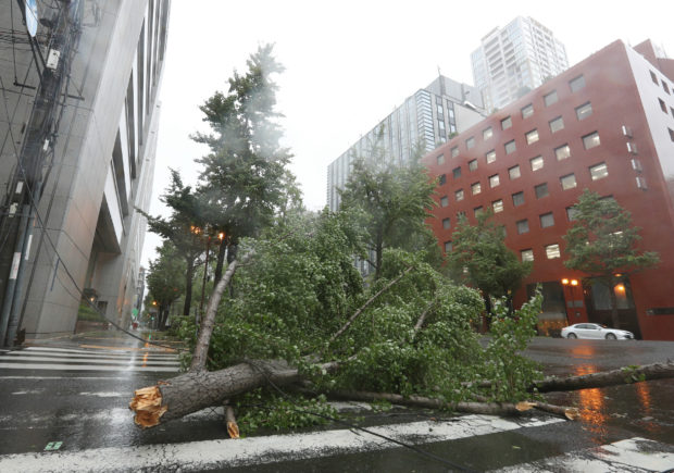 2 dead as strongest typhoon in 25 years batters Japan