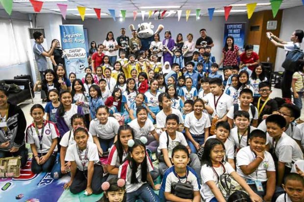 100 kids listen to tales of greatness, heroism