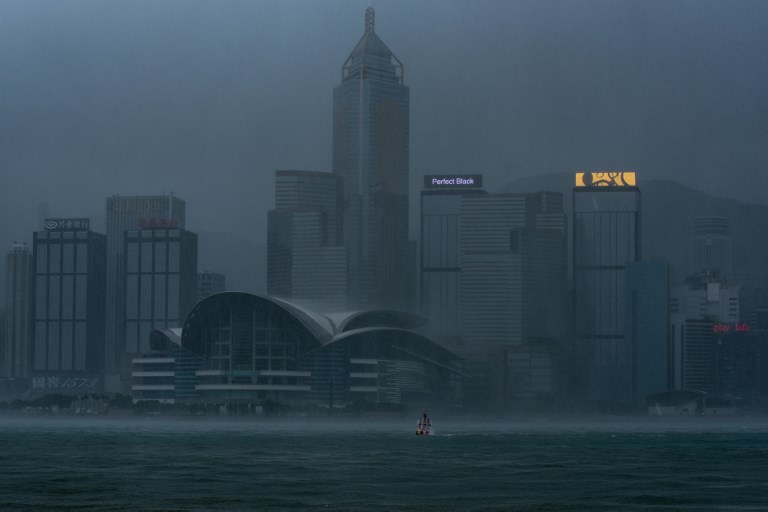 Hong Kong raises Signal No. 10 as ‘Super Typhoon Mangkhut’ nears