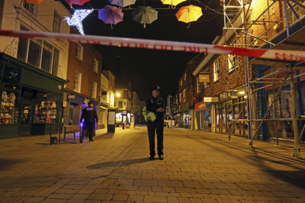 UK police reassure public in Salisbury as 2 diners fall ill