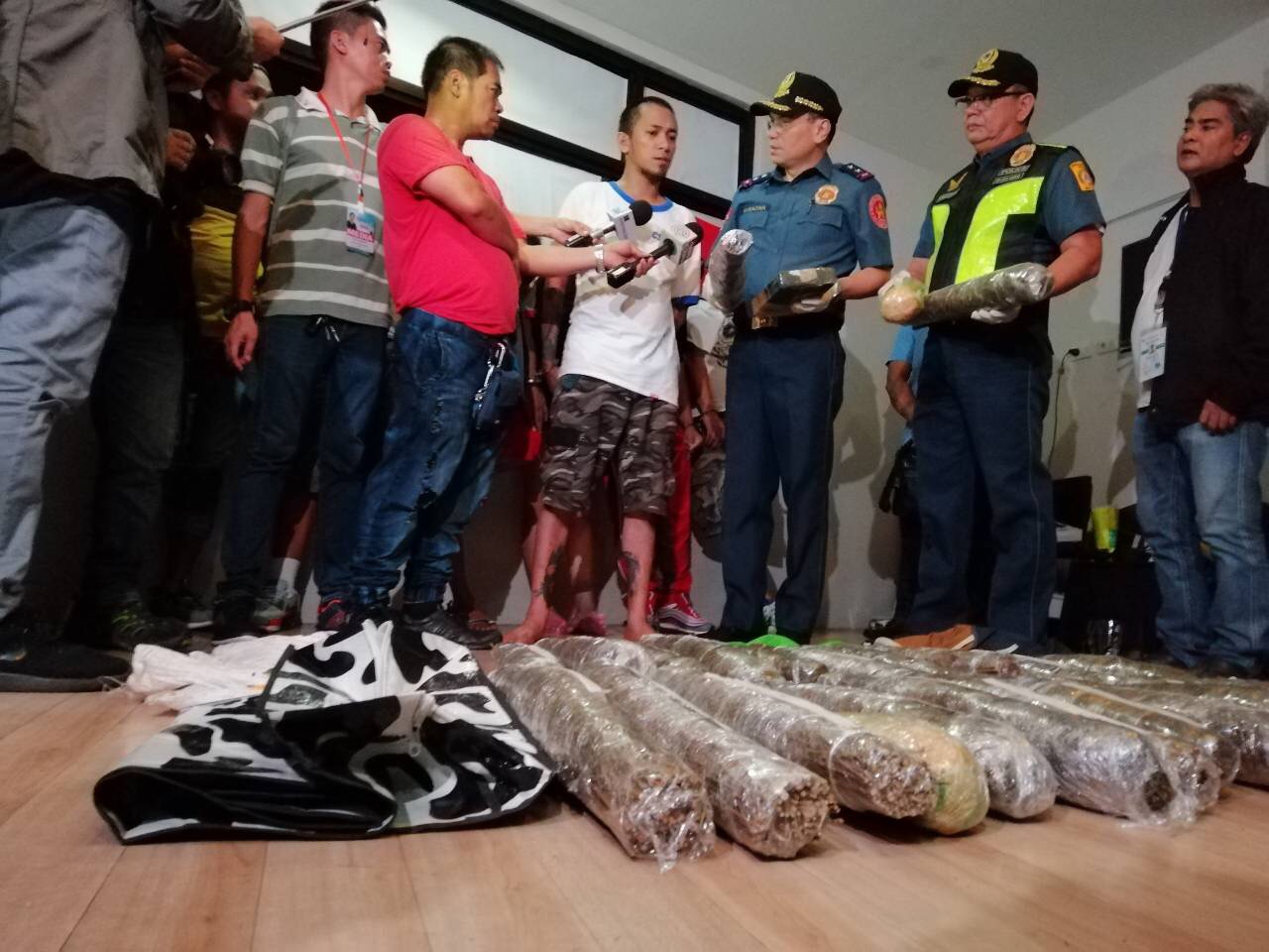 Cops seize 35 kilos of dried marijuana, worth P4.2 million in Cubao apartment