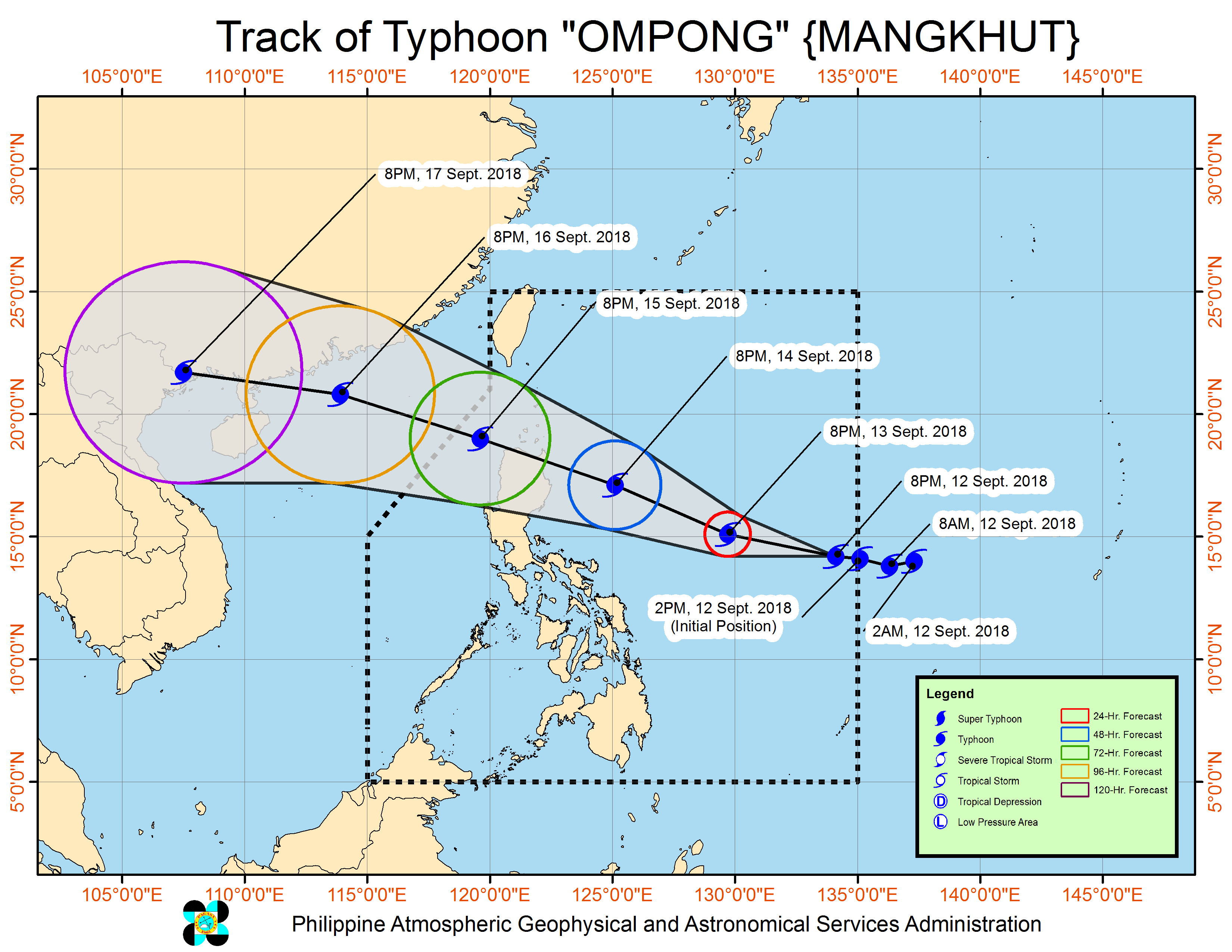 Typhoon ‘Ompong’ takes aim at Northern Luzon