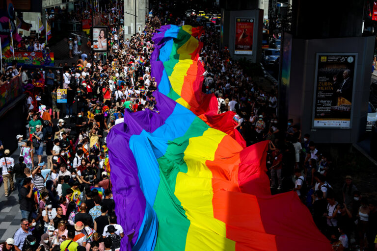 Thai Pm Frontrunner Attends Pride Parade Promising Same Sex Marriage