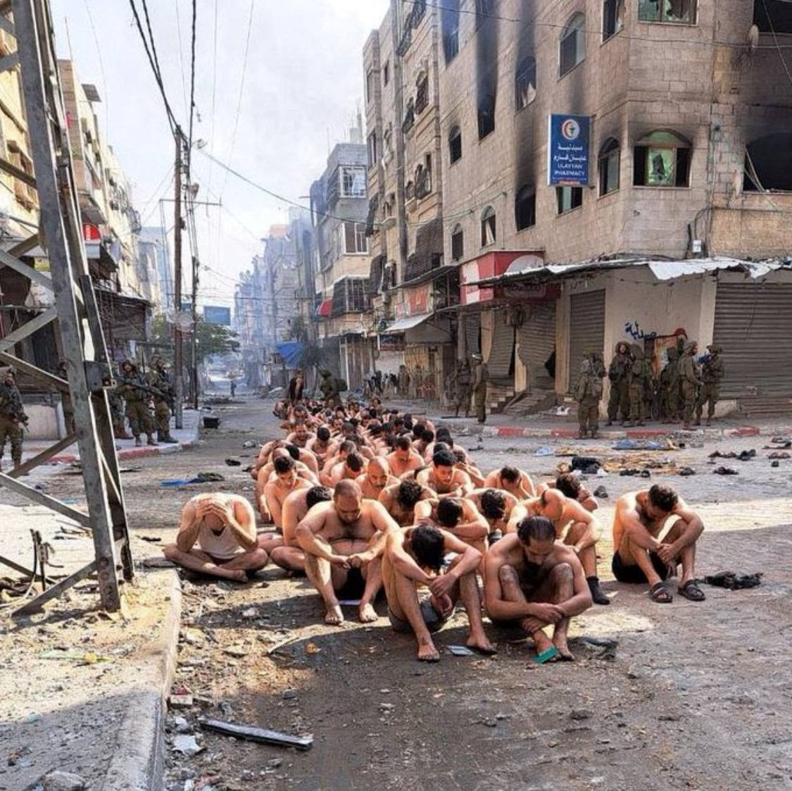 Israeli Images Showing Palestinian Detainees In Underwear Spark Outrage Inquirer News