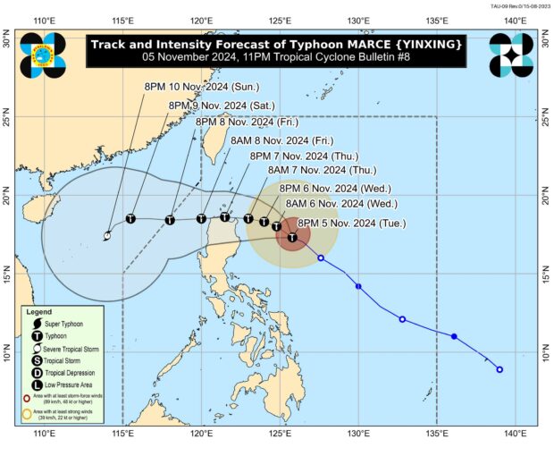 Signal No Raised Over Cagayan As Marce Gets Stronger