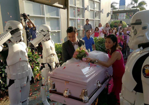 ‘Courageous Caitie’ laid to rest