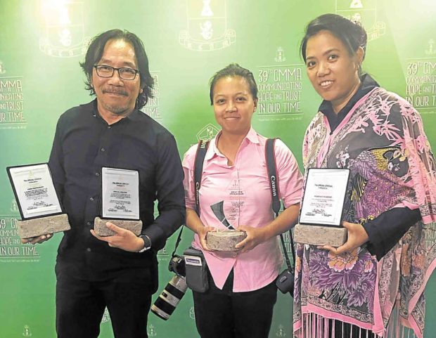 Inquirer wins best news photo, gets citations in CMMA