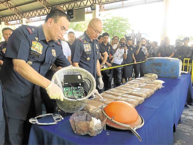 Device used to track drugs found in Camarines Norte