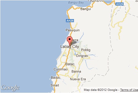 Laoag City map