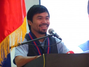 Sarangani Representative Manny Pacquiao. FILE PHOTO