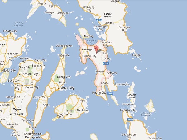 leyte map