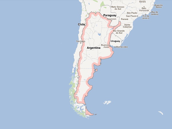argentina map