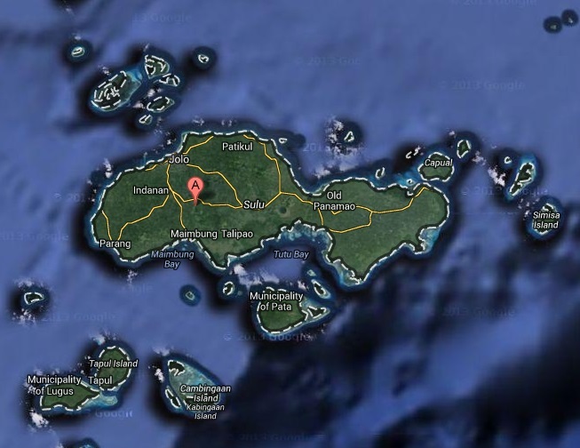 Sultanate Of Sulu Map