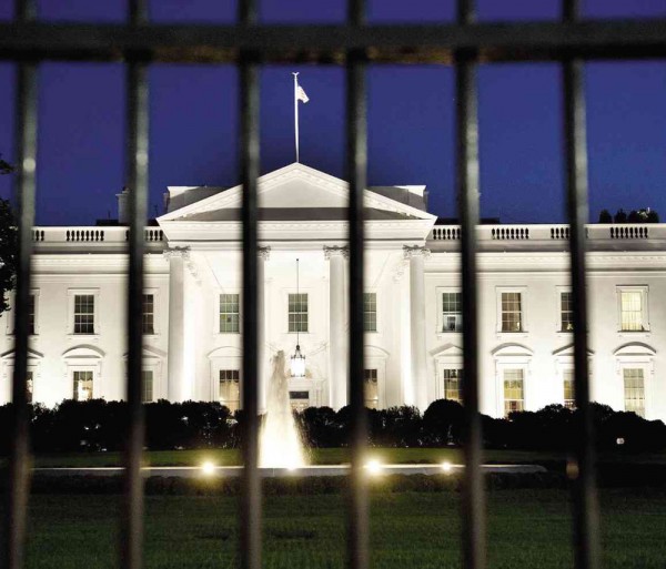 The White House. AFP FILE PHOTO